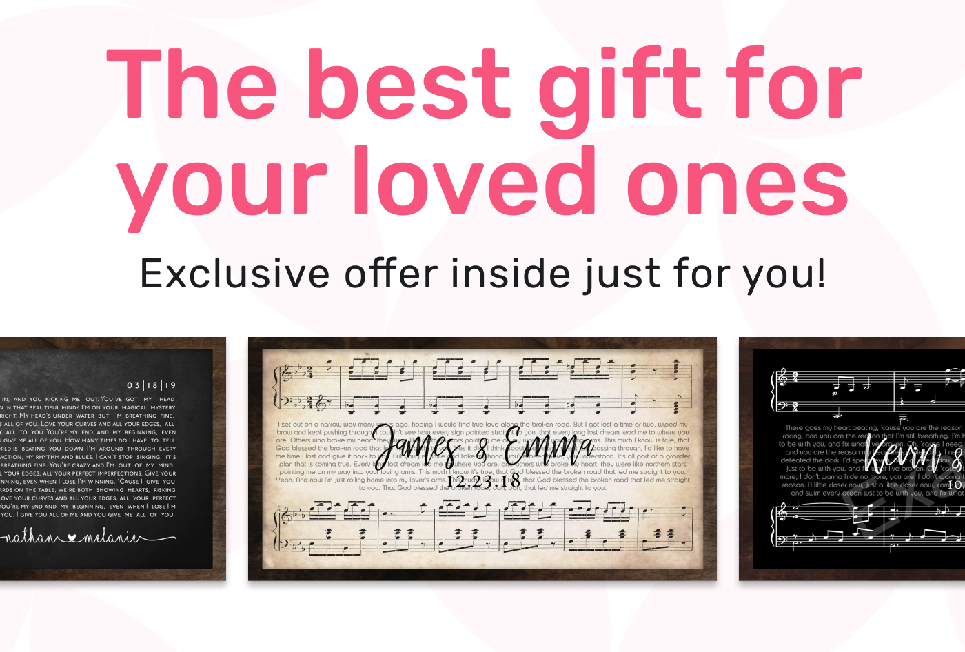 The best gift for your loved ones | Exclusive offer inside just for you