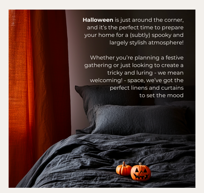 Halloween is just around the corner, and it’s the perfect time to prepare your home for a (subtly) spooky and largely stylish atmosphere!